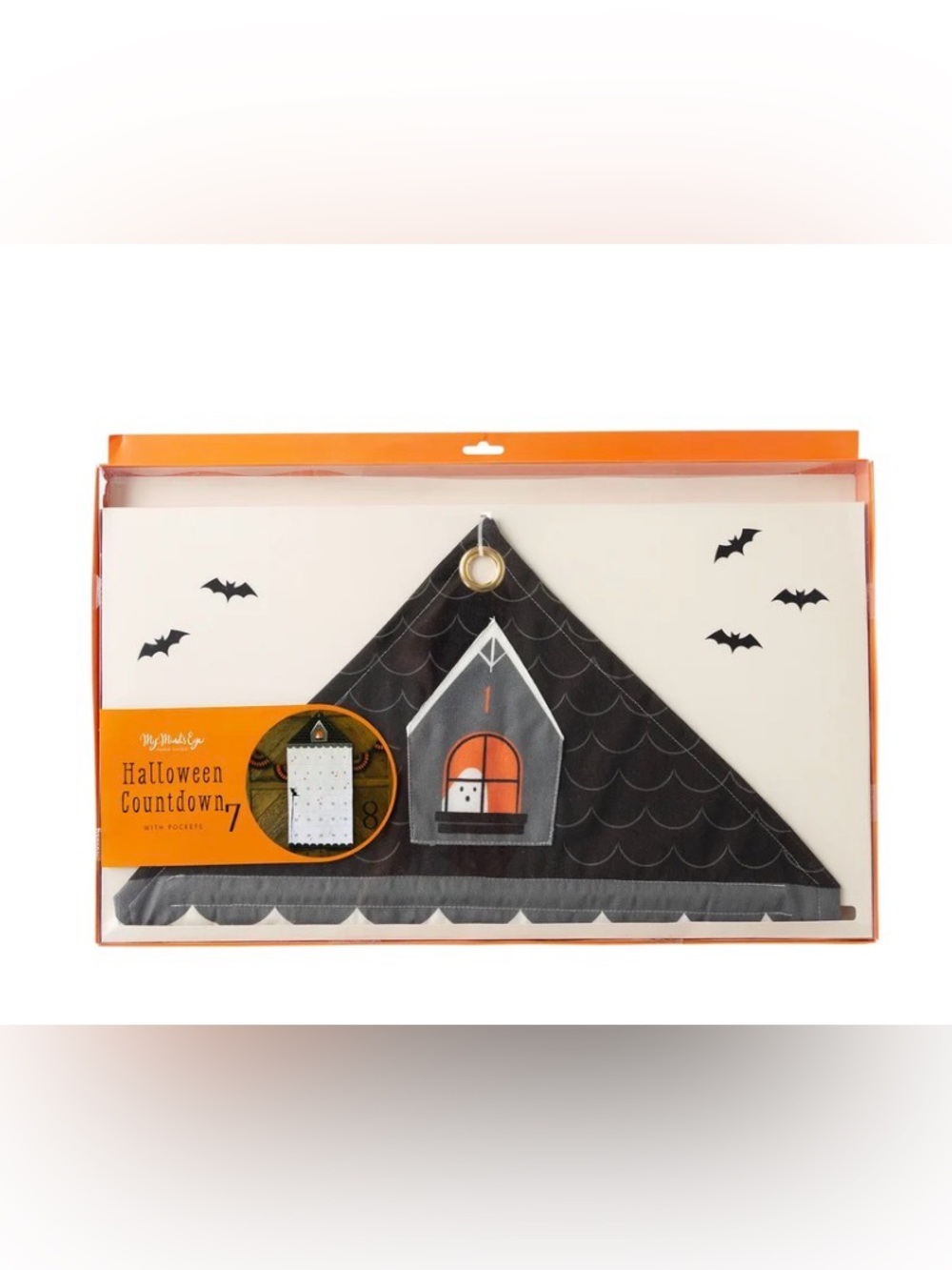 NIB My Minds Eye Countdown To Halloween Canvas Pocket Advent Calendar